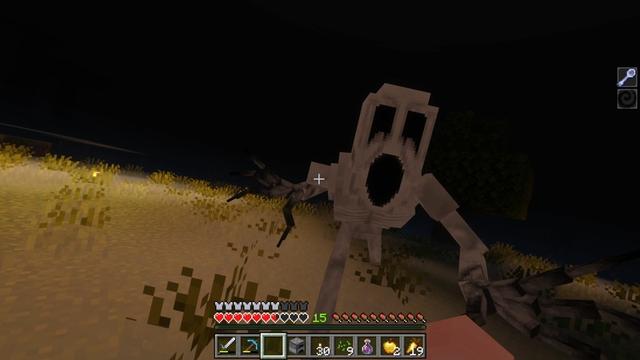 Screenshot of the Minecraft Bedrock Marketplace product The One Who Watches Add-On created by Mythicus.