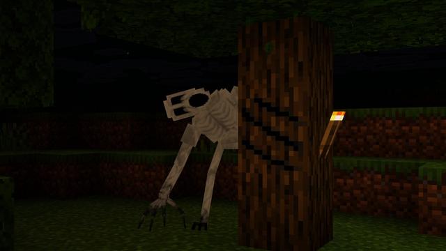 Screenshot of the Minecraft Bedrock Marketplace product The One Who Watches Add-On created by Mythicus.