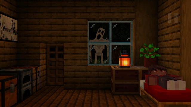 Screenshot of the Minecraft Bedrock Marketplace product The One Who Watches Add-On created by Mythicus.