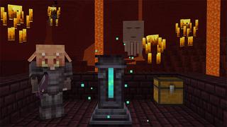 Screenshot of the Minecraft Bedrock Marketplace product Warpstones Add-On created by Mythicus.