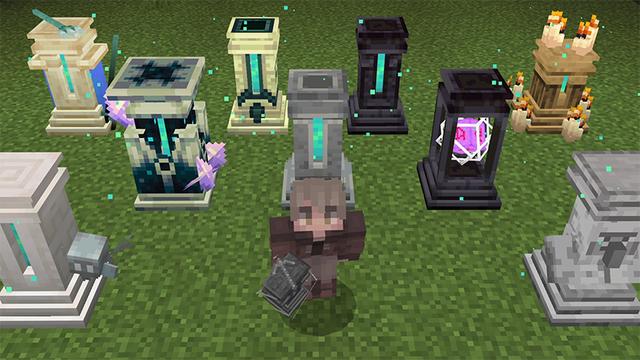 Screenshot of the Minecraft Bedrock Marketplace product Warpstones Add-On created by Mythicus.