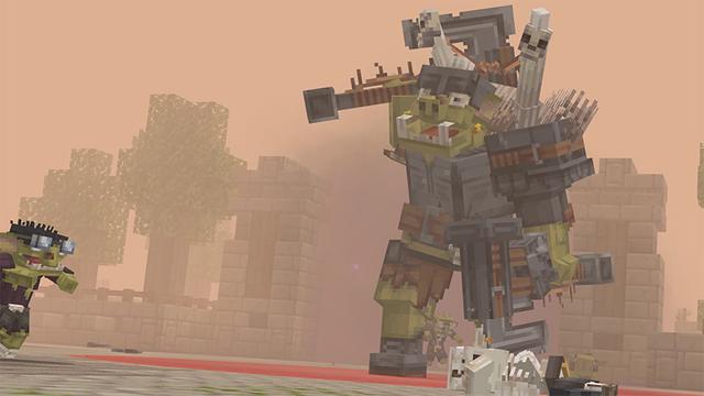 Screenshot of the Minecraft Bedrock Marketplace product Weapons Mashup created by Mythicus.