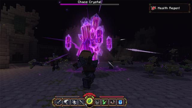 Screenshot of the Minecraft Bedrock Marketplace product Weapons Mashup created by Mythicus.