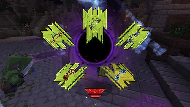 Screenshot of the Minecraft Bedrock Marketplace product Weapons Mashup created by Mythicus.