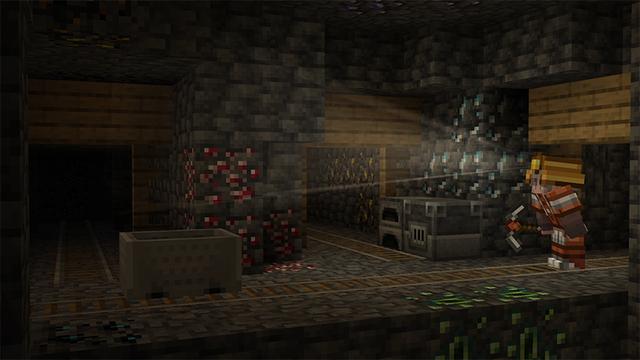Screenshot of the Minecraft Bedrock Marketplace product Weapons + Tools Add-On created by Mythicus.
