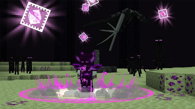 Screenshot of the Minecraft Bedrock Marketplace product Weapons + Tools Add-On created by Mythicus.