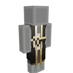 Thumbnail of the Minecraft Bedrock Marketplace product Sleeveless Dark Robe created by Nandola Studio.