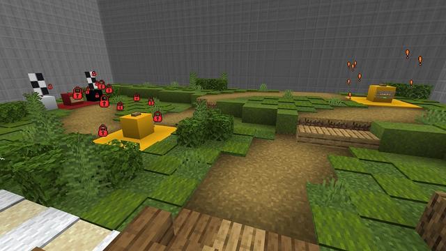 Screenshot of the Minecraft Bedrock Marketplace product Chunk Runner created by NeoMc.
