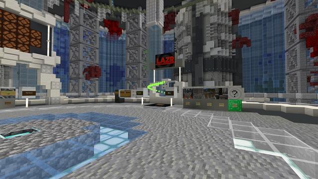 Screenshot of the Minecraft Bedrock Marketplace product Lazr created by NeoMc.