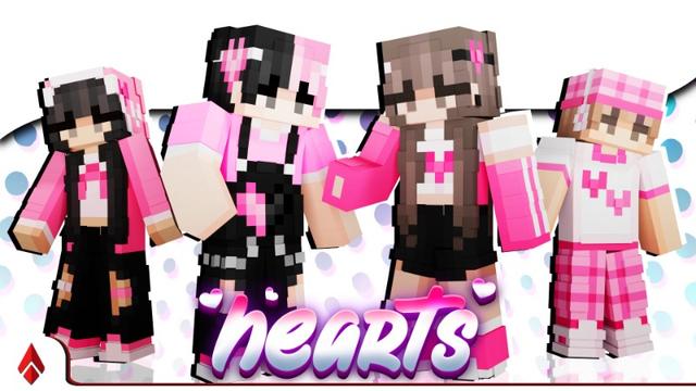Thumbnail of the Minecraft Bedrock Marketplace product Hearts created by Netherfly.