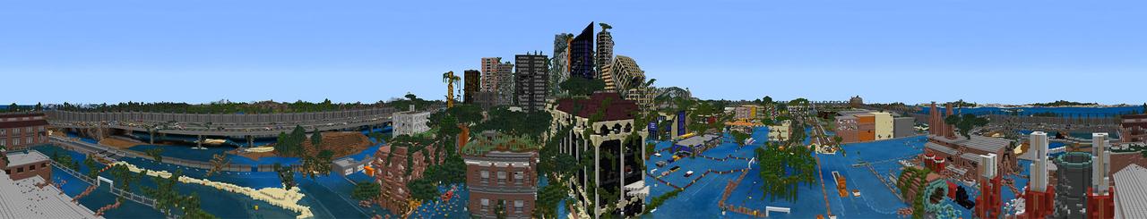 Panorama of the Minecraft Bedrock Marketplace product 2088 created by Netherpixel.
