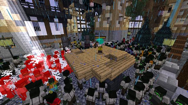 Screenshot of the Minecraft Bedrock Marketplace product 40 Waves of the Undead created by Netherpixel.