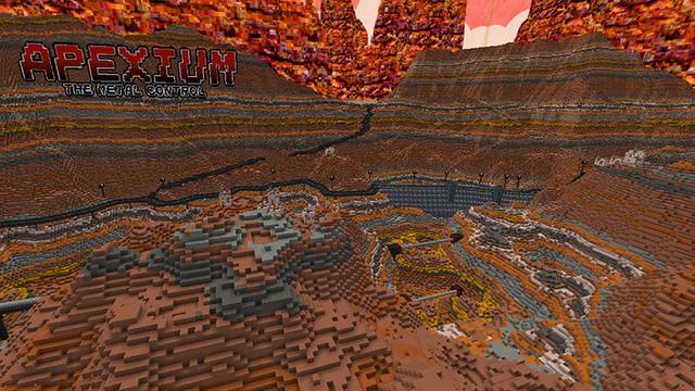 Screenshot of the Minecraft Bedrock Marketplace product Apexium created by Netherpixel.