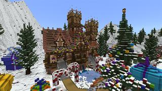 Screenshot of the Minecraft Bedrock Marketplace product Arctic Village created by Netherpixel.