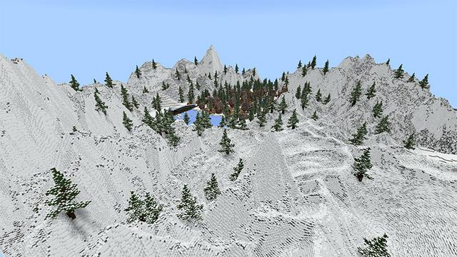 Screenshot of the Minecraft Bedrock Marketplace product Arctic Village created by Netherpixel.