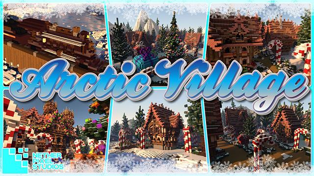 Thumbnail of the Minecraft Bedrock Marketplace product Arctic Village created by Netherpixel.