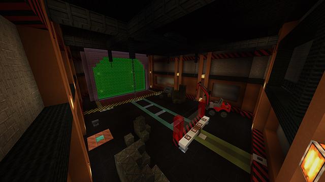 Screenshot of the Minecraft Bedrock Marketplace product Area 55 created by Netherpixel.