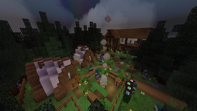 Screenshot of the Minecraft Bedrock Marketplace product Area 55 created by Netherpixel.