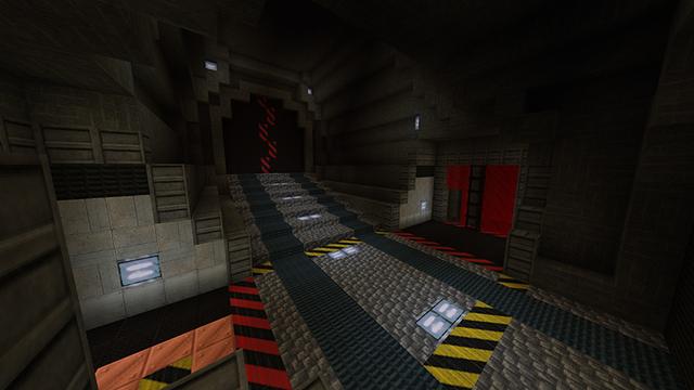 Screenshot of the Minecraft Bedrock Marketplace product Area 55 created by Netherpixel.