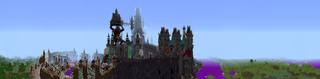 Panorama of the Minecraft Bedrock Marketplace product Azaroth Fortress created by Netherpixel.