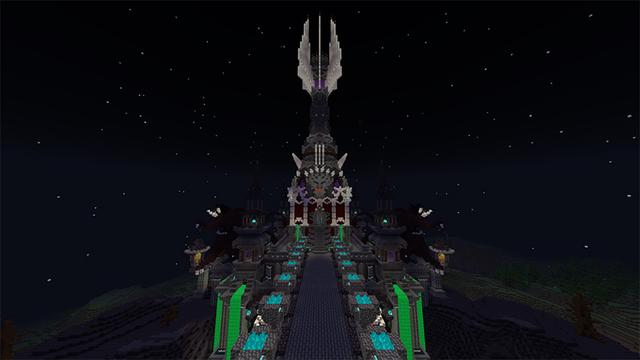 Screenshot of the Minecraft Bedrock Marketplace product Azaroth Fortress created by Netherpixel.