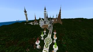 Screenshot of the Minecraft Bedrock Marketplace product BATTLE OF THE TWO KINGDOMS created by Netherpixel.