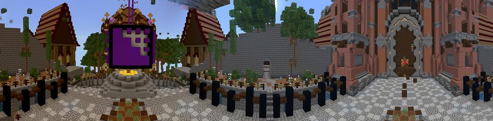 Panorama of the Minecraft Bedrock Marketplace product Battleship Royale created by Netherpixel.