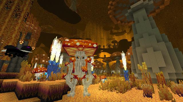 Screenshot of the Minecraft Bedrock Marketplace product Beyond The End Add-On created by Netherpixel.