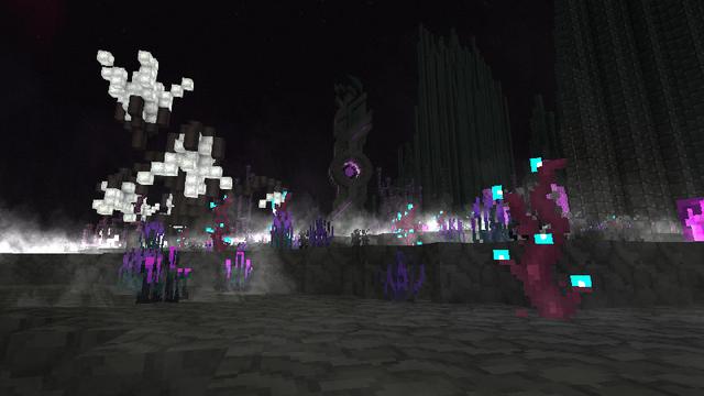 Screenshot of the Minecraft Bedrock Marketplace product Beyond The End Add-On created by Netherpixel.