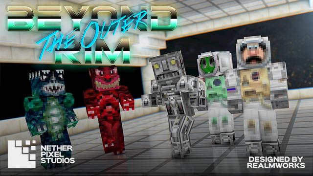 Thumbnail of the Minecraft Bedrock Marketplace product Beyond the Outer Rim Skin Pack created by Netherpixel.