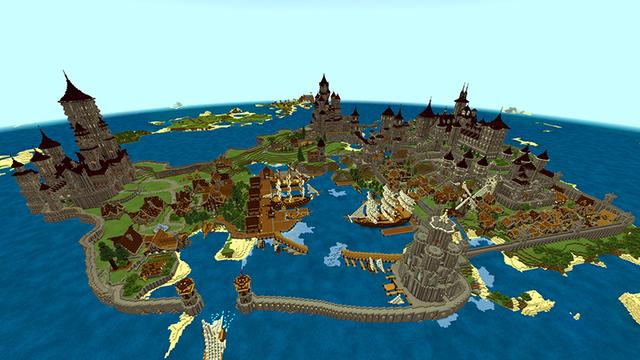 Screenshot of the Minecraft Bedrock Marketplace product Blockedit Medieval created by Netherpixel.