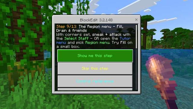 Screenshot of the Minecraft Bedrock Marketplace product BlockEdit Universal Add-On created by Netherpixel.