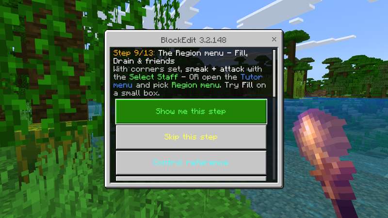 Screenshot of the Minecraft Bedrock Marketplace product BlockEdit Universal Add-On created by Netherpixel.