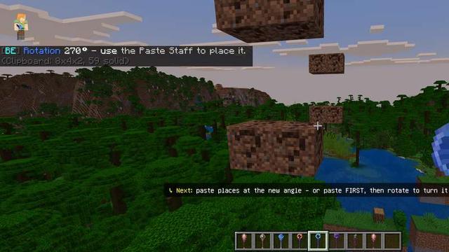 Screenshot of the Minecraft Bedrock Marketplace product BlockEdit Universal Add-On created by Netherpixel.
