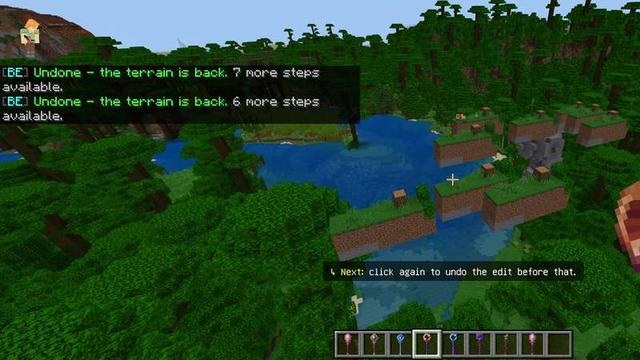 Screenshot of the Minecraft Bedrock Marketplace product BlockEdit Universal Add-On created by Netherpixel.