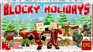 Thumbnail of the Minecraft Bedrock Marketplace product Blocky Holidays created by Netherpixel.