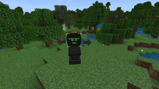 Screenshot of the Minecraft Bedrock Marketplace product Blocky Mechs Add-On created by Netherpixel.