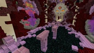 Screenshot of the Minecraft Bedrock Marketplace product Bridge Parkour created by Netherpixel.