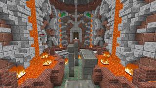 Screenshot of the Minecraft Bedrock Marketplace product Bridge Parkour created by Netherpixel.