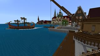 Screenshot of the Minecraft Bedrock Marketplace product Brightmoor Castle created by Netherpixel.