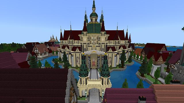 Screenshot of the Minecraft Bedrock Marketplace product Brightmoor Castle created by Netherpixel.