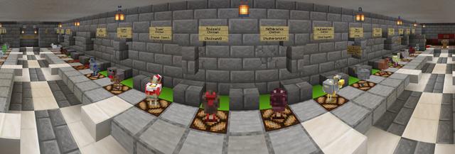 Panorama of the Minecraft Bedrock Marketplace product Chicken Block created by Netherpixel.