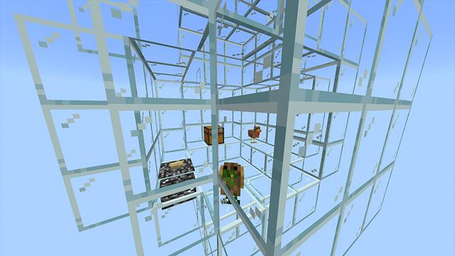 Screenshot of the Minecraft Bedrock Marketplace product Chicken Block created by Netherpixel.
