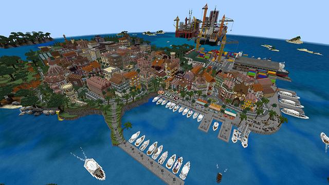 Screenshot of the Minecraft Bedrock Marketplace product Coastal Rescue created by Netherpixel.