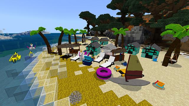 Screenshot of the Minecraft Bedrock Marketplace product Coastal Rescue created by Netherpixel.