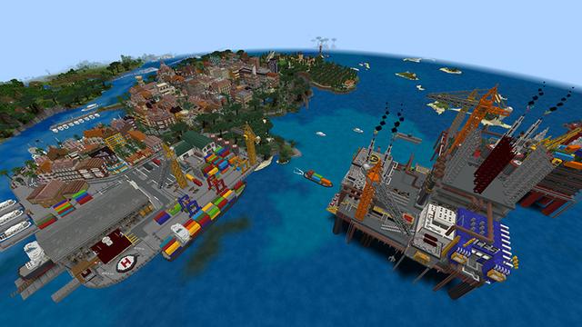 Screenshot of the Minecraft Bedrock Marketplace product Coastal Rescue created by Netherpixel.