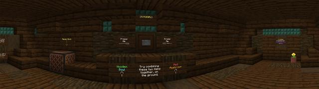Panorama of the Minecraft Bedrock Marketplace product Combine created by Netherpixel.