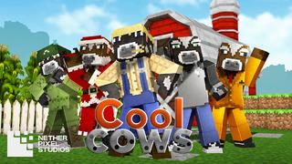 Thumbnail of the Minecraft Bedrock Marketplace product Cool Cows created by Netherpixel.