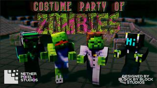 Thumbnail of the Minecraft Bedrock Marketplace product Costume Party of Zombies created by Netherpixel.
