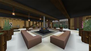 Screenshot of the Minecraft Bedrock Marketplace product Cottage Lost in the Mountains created by Netherpixel.